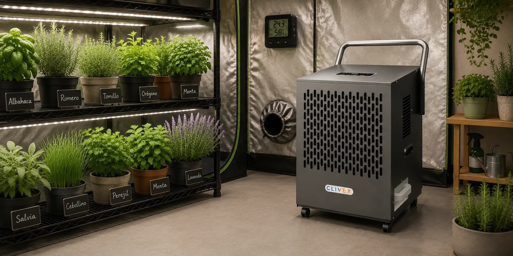 Clivex ProDry 50L dehumidifier for humidity control in large spaces